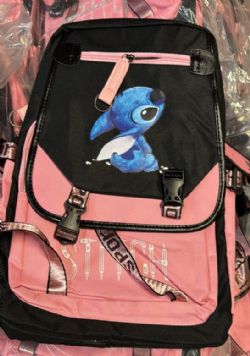 GRAND SAC À DOS - STITCH - NOIR (DELUXE)